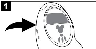 MEDION DISNEY CLOCK RADIO MD 2774 - TO SET OR RESET THE ALARM TIME - 1