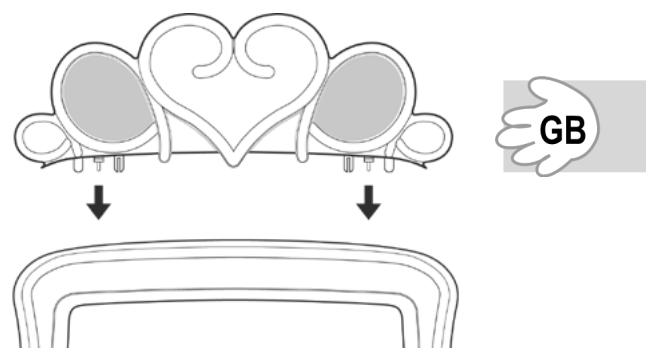 MEDION DISNEY TV PRINCESS MD 3722 - Fitting the loudspeakers - 1