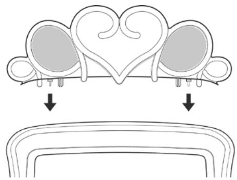 MEDION DISNEY TV PRINCESS MD 3723 - Montaggio dell'altoparlante - 1