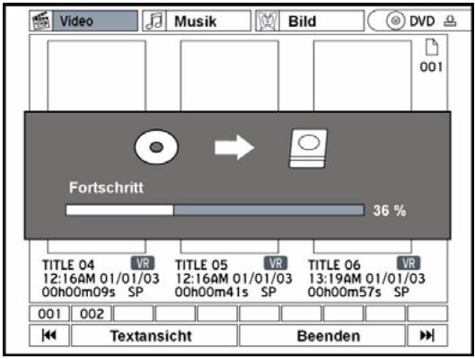 MEDION DVD RECORDER MD 82000 - Esecuzione della “One-Touch-Copy” - 1