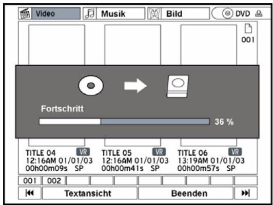 MEDION DVD RECORDER MD 82000 - Faire une copie immediaté - 1