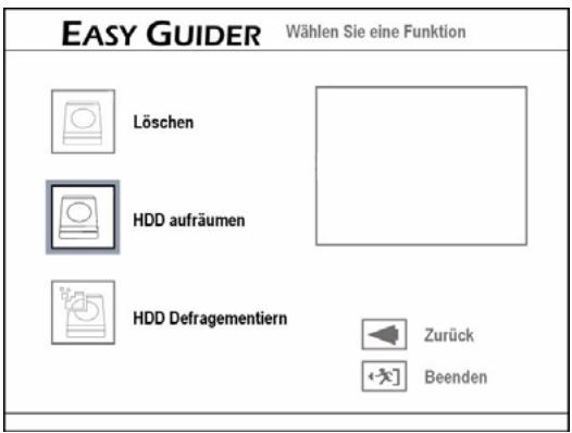 MEDION DVD RECORDER MD 82000 - Vues des outils de disque - 1