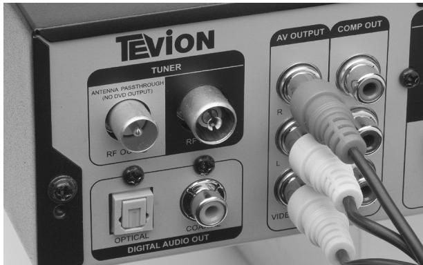 MEDION DVD RECORDER MD 82000 - 2-Kanal-Stereo-Gerät anschließen - 1