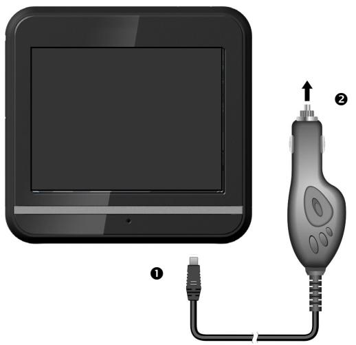 MEDION E3212 M10 MD 96740 - Brancher l'adaptateur voiture - 1