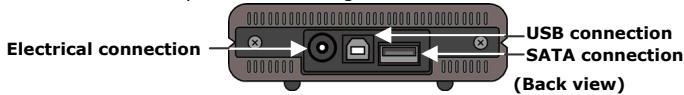 MEDION EXTERNAL S-ATA HARDDISK MD 90097 - Connecting the cables - 1