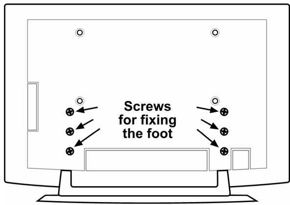 MEDION LCD TV MD 32532 - Mount suspension devices to appliance - 2