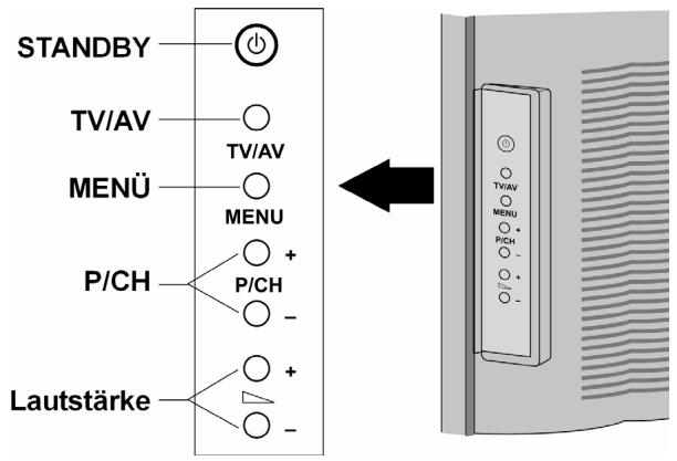 MEDION LCD TV MD 32532 - Bedienelemente an der rechten Seite - 1