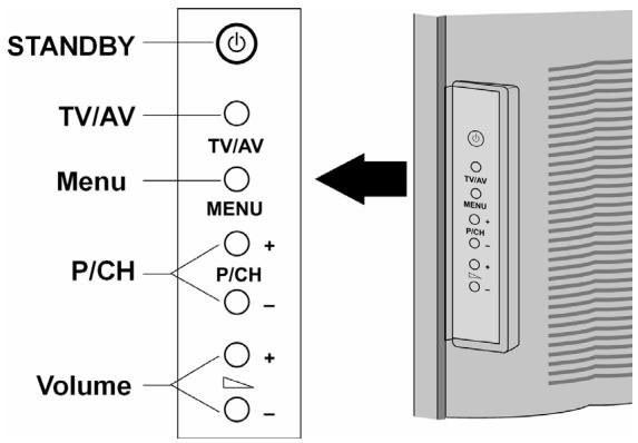 MEDION LCD TV MD 32532 - Side view - 1