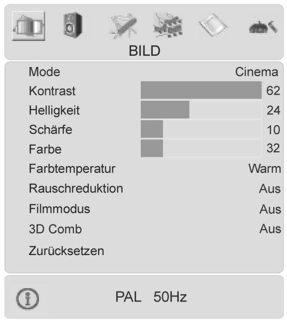 MEDION LCD TV MD 32532 - Menu BILD - 1