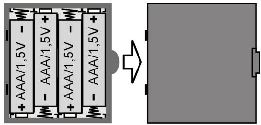MEDION MD 11540 - Batterien einlagen - 1