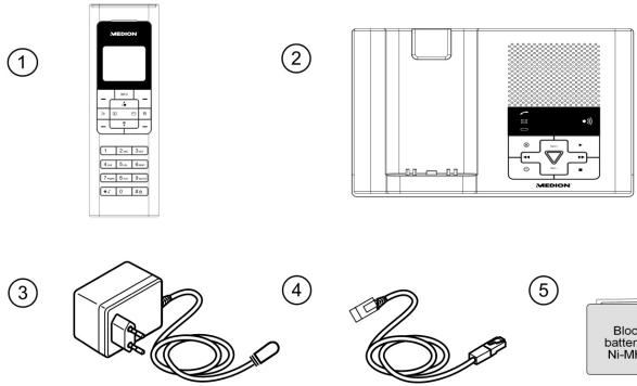 MEDION MD 81877 - Déballage du téléphone - 1