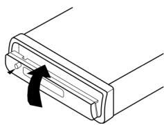 MEDION RDS CAR RADIO MD 7328 - Bedienteil einsetzen - 1