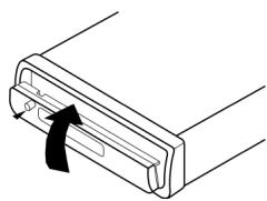 MEDION RDS CAR RADIO MD 7328 - Colocacion del panel de control - 1