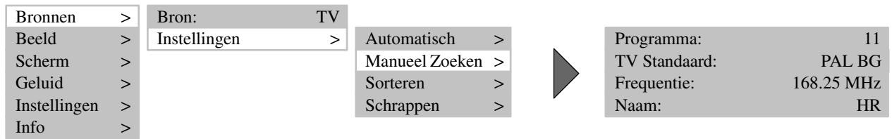 MEDION TFT DISPLAY MD 40830 - HANDMATIG PROGRAMMA'S ZOEKEN - 1