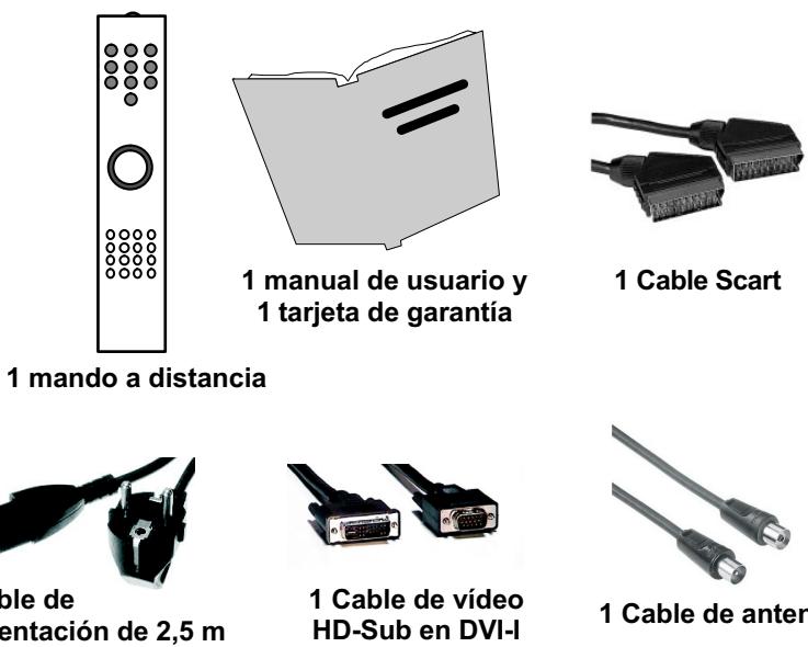 MEDION TFT DISPLAY MD 40830 - Volumen de suministro - 2