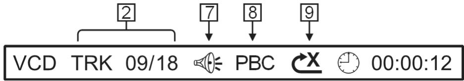 MEDION MD 82339 - Calling up playback information - 2
