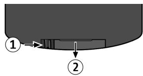 MEDION MD 82339 - De afstandsbediening in gebruik nemen - 1