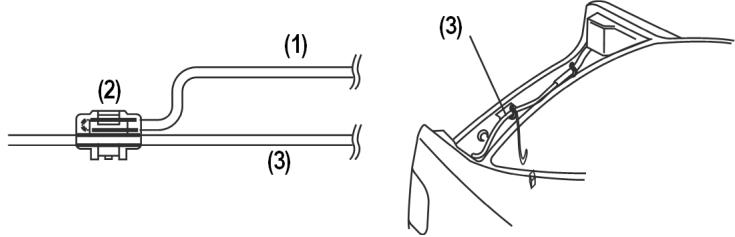 MEDION MD 82339 - Rückfahrkamerakabel anschließen - 1