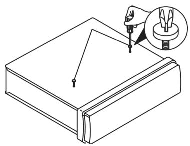 MEDION MD 82339 - Den Einbaurahmen montieren - 1