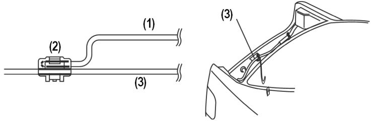 MEDION MD 82339 - Kabel van blijktiekamera aansluten - 1