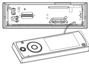 MEDION MD 82339 - Bedieningspaneel plaatsen - 1