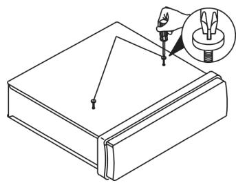 MEDION MD 82339 - Fit the installation frame - 1