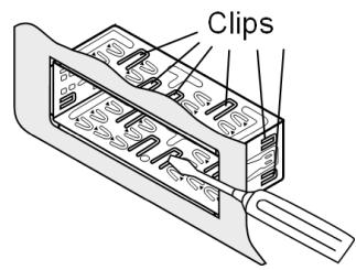 MEDION MD 82339 - Fit the installation frame - 9
