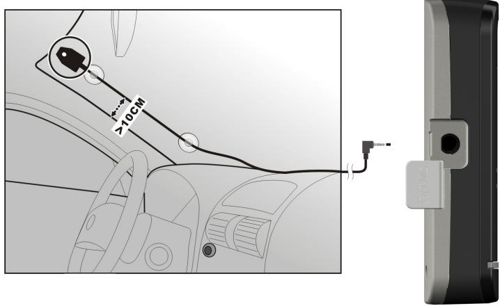MEDION MD 97220 - TMC-Wurfantenne anschließen - 1