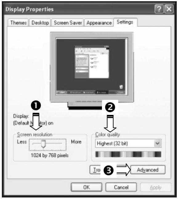 MEDION MD20089 - Windows XP: Display Characteristics - 1