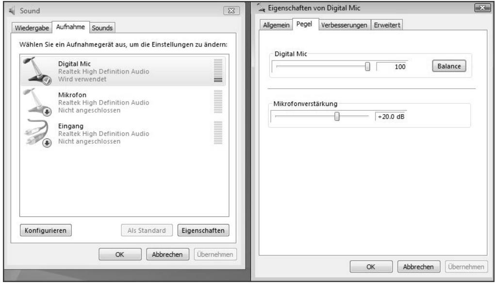 MEDION AKOYA P6624 MD 98390 - Aufnahmepegel einstellen - 1