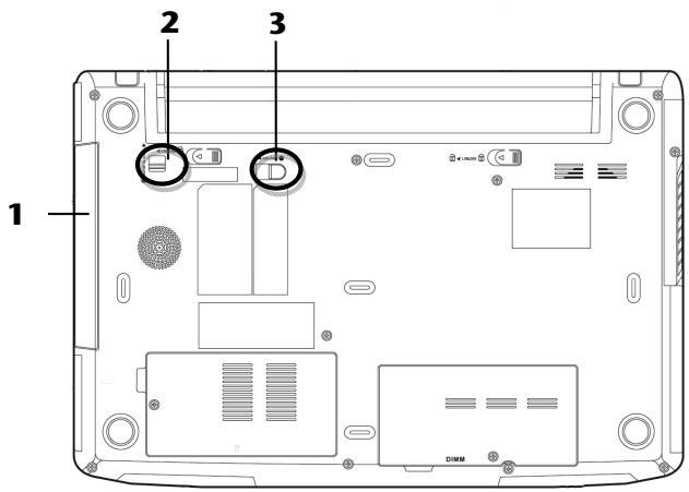 MEDION AKOYA P6624 MD 98390 - Parte inferiore - 1