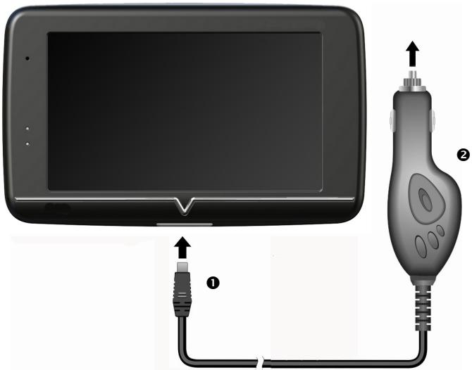 MEDION AKOYA S5611 MD 97248 - Collegamento dell'adattatore auto - 1
