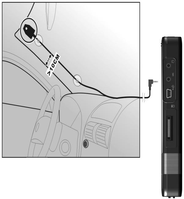 MEDION GOPAL-P5435-M10-MD-97509 - Externe FM-antenne aansluiten (optioneel) - 1