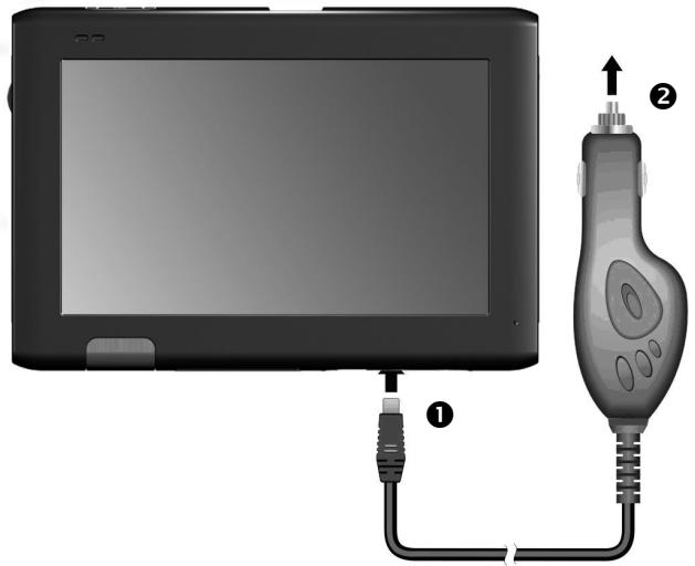 MEDION GOPAL-P5435-M10-MD-97509 - Stromversorgung über Autoadapter - 1