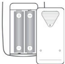 MEDION LIFE E69168 MD 83447 - Insertion des piles dans la télécommande - 1