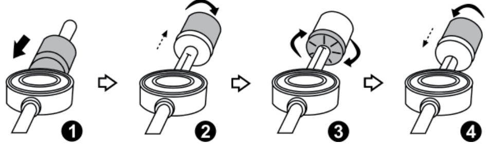 MEDION LIFE P69044 MD 83821 - Tegengewicht voor de toonarm installeren - 1