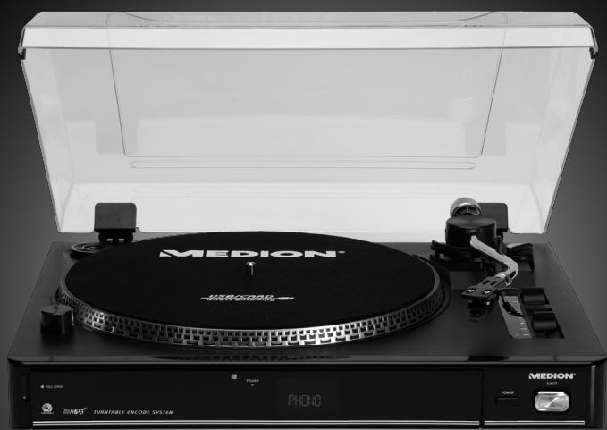 MEDION LIFE P69044 MD 83821 - USB-platenspeler Tourne-disque USB USB-Plattenspieler - 1