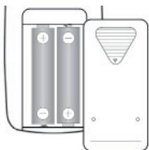 MEDION LIFE P69044 MD 83821 - Insertion des piles dans la télécommande - 1