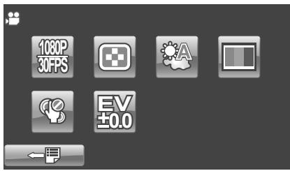 MEDION LIFE X47032 MD 86652 - Menu d'enregistrement vidéo - 1