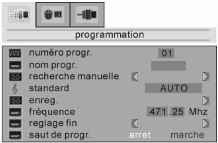 MEDION MD 30079 - Menu programmation - 1