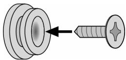 MEDION MD 30079 - Montage des dispositifs de suspension sur l'appareil - 1