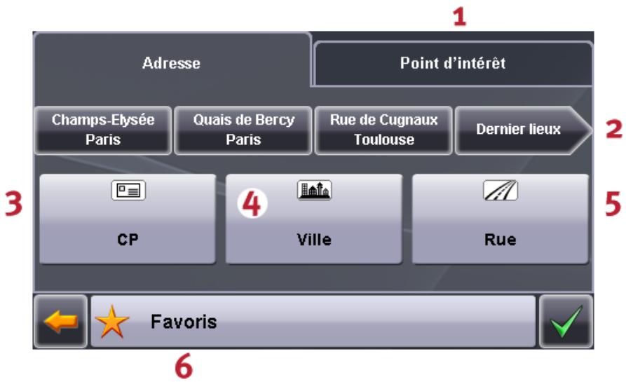 MEDION GOPAL E3115 M5 MD 96456 - Entrer une nouvelle destination - 3