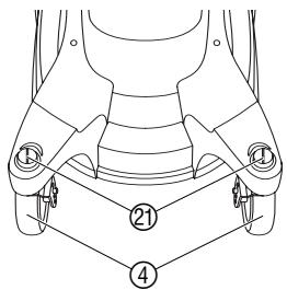 GARDENA 34 A - Réglage des hauteurs de coupe : - 2
