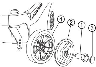 GARDENA 34 A - A easyMove Montage des roues : - 1