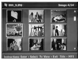 DAEWOO DF-4200S - Lecture de fichiers MP3 pendant un diaporama - 1