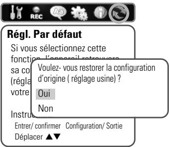 DAEWOO DF-4200S - Restauration des Paramètres par Défaut - 3