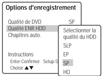 DAEWOO DH-6105 - Qualité d'enregistrement HDD - 1