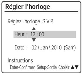 DAEWOO DH-6105 - Réglage de l'horloge - 2