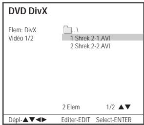 DAEWOO DH-6105 - Lecture de fichiers divx (HDD media, DVD) - 2