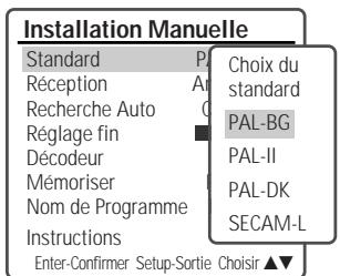 DAEWOO DH-6105 - Réglage manuel - 1